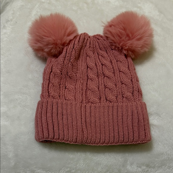 🆕 Pink Pom-Pom Beanie - Picture 5 of 6